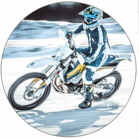 Jedlý papier Motokros na sneh 19,5 cm - Pictu Hap - Pictu Hap