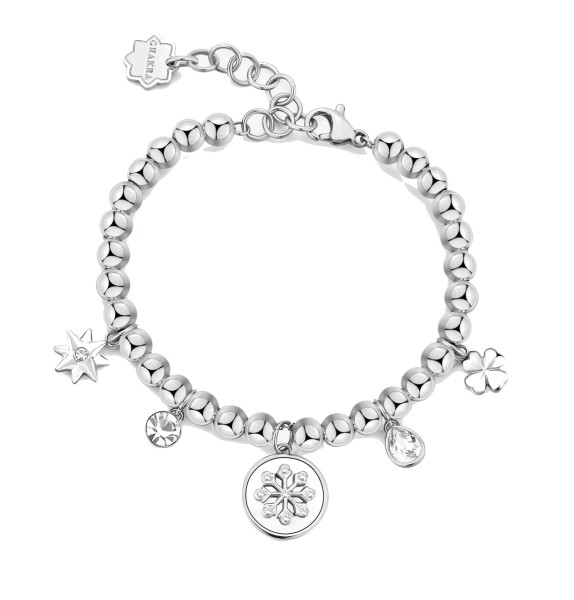 Brosway Oceľový guličkový náramok s príveskami Chakra BHKB244