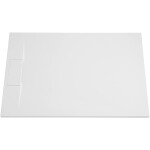 CERANO - Sprchová vanička obdélníková Enzo - SMC/minerální kompozit - strukturovaná bílá matná - 100x90x3 CER-666064
