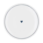 Eulenschnitt Porcelánový tanier Heart Ø 25,4 cm – dark blue