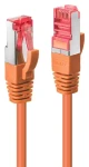 Lindy S/FTP Cat6 3M oranžová / Patch kábel / RJ45-RJ45 / PVC (47810)