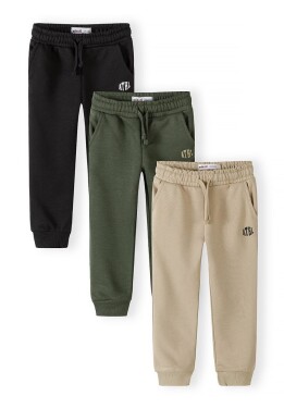 Chlapčenské tepláky s elastickým pásom a sťahovacou šnúrkou 3pack Minoti 29FLEECE203 - 92/98 | 2/3let