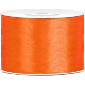 Saténová oranžová 50mm/25m - PartyDeco - PartyDeco