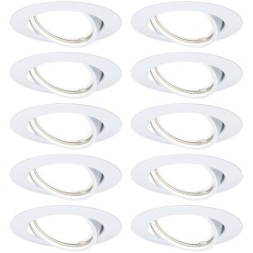 Paulmann 93400 LED vstavané svetlo sada 10 ks LED GU10 biela; 93400