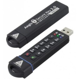 Apricorn Aegis Secure Key 120GB / 256-bit AES XTS / Flash Disk / šifrovanie 256-it AES / USB 3.0 (ASK3-120GB)