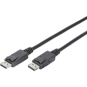 Digitus DisplayPort prepojovací kábel Konektor DisplayPort, Konektor DisplayPort 2.00 m čierna DB-340100-020-S guľatý, dvojžilový tienený Kábel DisplayPort; DB-340100-020-S