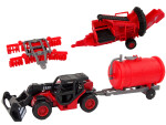 Mamido Set poľnohospodárskych vozidiel traktor 12 kusov kov