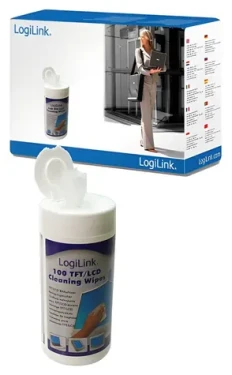 LogiLink RP0003 / Čistiace obrúsky na LCD / TFT / 100 ks (RP0003)