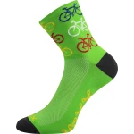 VOXX ponožky Ralf X bike/zelené 1 pár 39-42 115173