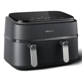 Philips NA351/00 čierno-strieborná / Teplovzdušná fritéza / 2750 W / objem 9 l (NA351/00)