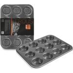 Perforovaná forma na pečenie na 12 muffinov 35,5x26,5x3,5 cm - Ibili - Ibili