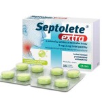 SEPTOLETE Extra príchuť citrón a bazový kvet 16 tvrdých pastiliek