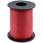 Donau Elektronik 125-S25-0 opletenie / lanko, 1 x 0.25 mm², červená, 25 m; 125-S25-0