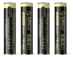 Orico Ener-G EG7C / Nabíjacia batéria AAA / lítiová / 1,5 V / 500mWh / USB-C / 4ks