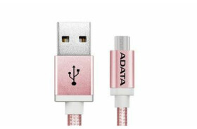 ADATA Micro USB kábel pletený 1m / ružový (AMUCAL-100CMK-CRG)