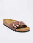 Birkenstock Madrid Big Buckle Nubuck Leather Pepper 38