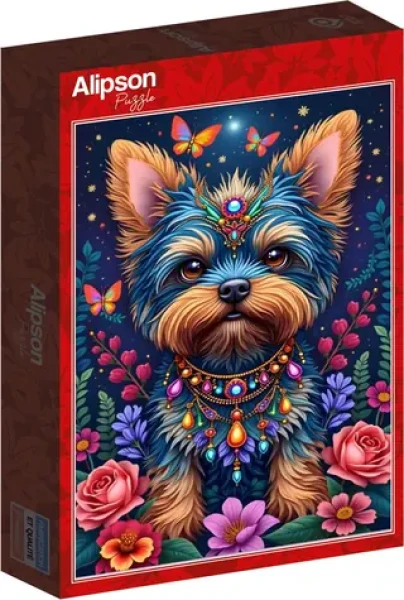ALIPSON Puzzle Psík v ríši kvetín