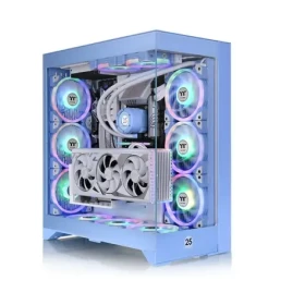 Thermaltake CTE E660 MX modrá / ATX / USB-A + USB-C / 3x 120/140mm / bez zdroja / priehľadná bočnica (CA-1Y3-00MFWN-01)