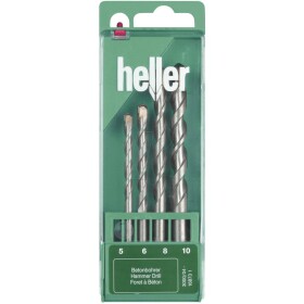 Heller Tools Power 3000 16873 1 sada vrtákov do betónu 4-dielna 5 mm, 6 mm, 8 mm, 10 mm Celková dĺžka 120 mm valcová stopka 1 sada; 16873 1