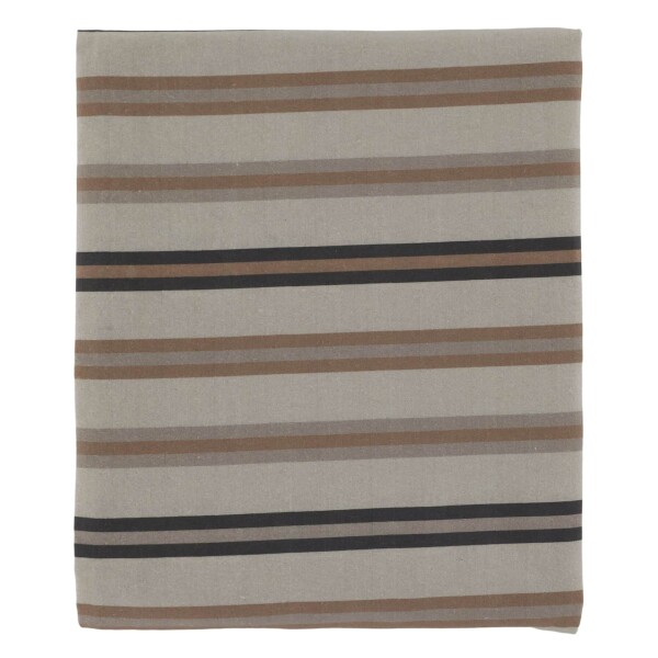 Chic Antique Bavlnený obrus Aix Latte Stripes 140 × 240 cm