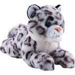 Snežný leopard ležiaci 25 cm