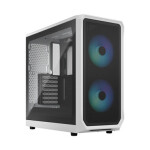 Fractal Design Focus 2 RGB čierno-biela / ATX / 2x USB 3.0 / 2x 140mm / bez zdroja / prachové filtre / priehľadná bočnica (FD-C-FOC2A-04)