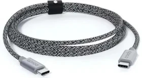 Epico Dátový opletený kábel USB-C 240W 2m šedá / 2x USB-C(M) (9915141300019)