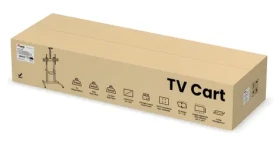 Equip 650631 čierna / Stojan pre TV / 60-100" / 100 kg / výškovo nastaviteľný / VESA 1000x600 (650631)