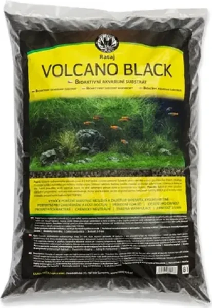 Rataj Volcano Black čierny / Akvarijný substrát / 2 l (7881-5210)