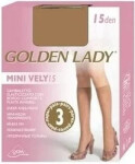 Dámske podkolienky MINI VELY (3 páry) 15 den - Golden Lady UNI béžová