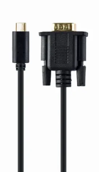 Gembird adaptér USB Typ-C (M) na VGA (F) 2m (A-CM-VGAM-01)