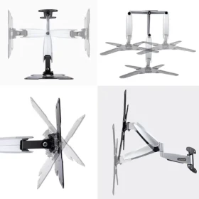 StarTech Nástenný TV držiak Full Motion / 23-55" / VESA 75-400 mm / nosnosť 30 kg / naklápací, otočný (FHA-TV-WALL-MOUNT)