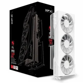 XFX Radeon RX 9060 XT SWIFT Triple Fan White OC 16GB / 3320MHz / 16GB GDDR6 / 1x HDMI + 2x DP / 550W (8) (RX-96TS316W7)
