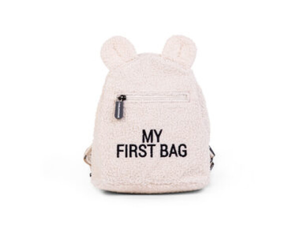 Childhome My First Bag Teddy Off White / Detský batoh / 24 x 8 x 20 cm (CWKIDBTW)