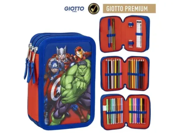 Cerdá Avengers - plne vybavený trojposchodový peračník (10200843)