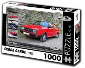 RETRO-AUTA Puzzle č. 16 Škoda Garde (1983)