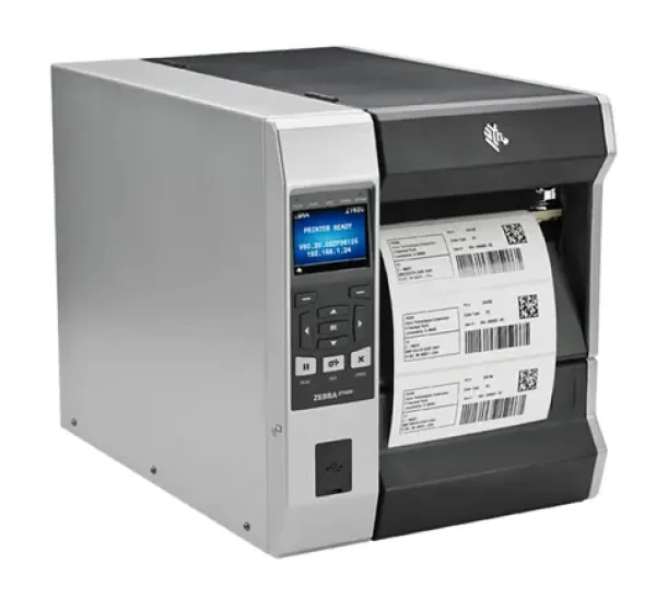 ZEBRA ZT610 203dpi BT Pee amp; rew sivá / TT / Tlačiareň etikiet / 203dpi / USB+RS-232+LAN+BT / navíjač / odlepovač (ZT61042-T2E0100Z)