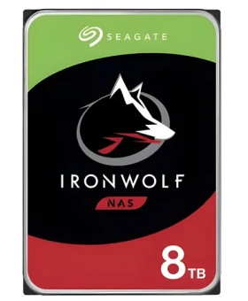 Seagate IronWolf NAS 8TB / HDD / 3.5" / SATA III / 5 400 rpm / 256 MB cache / 3y