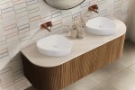 Laveo - Asymmetric - keramické umývadlo na dosku 50x41 VUA_6251