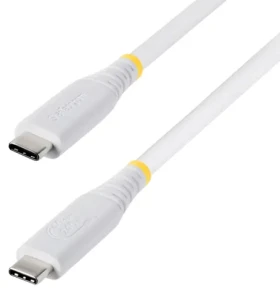 StarTech CC1M40GUSB4TPW biela / Kábel USB-C na USB-C / USB4 / 40 Gbit/s / 1 m (CC1M40GUSB4TPW)
