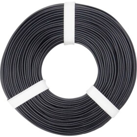 Donau Elektronik 125-051 opletenie / lanko, 1 x 0.25 mm², čierna, 50 m; 125-051