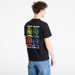 Tričko Tommy Jeans Regular 4Colors Crest Tee Black L