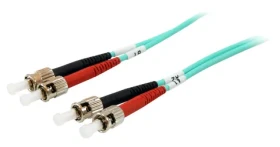 Equip ST-ST tyrkysová / Optický patchkábel / Multimode OM3 / Duplex / 5 m (25224507)
