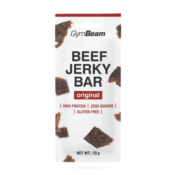 Beef Jerky Bar - GymBeam (originál, 25 g) (60658-1-25g-original)
