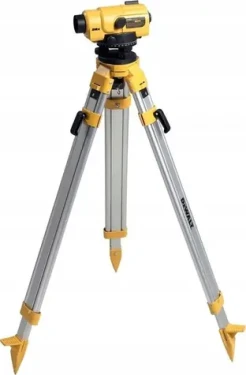 DeWalt DW096PK / Nivelačný prístroj so stojanom / Dosah 100m / Zväčšenie: 26x / Presnosť: 2 mm / príslušenstvo (DW096PK)