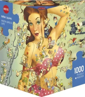 HEYE Puzzle Život Insta-dievčatá