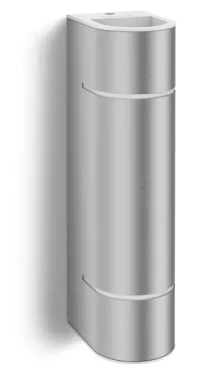 Philips Sunset LED 2x1W nerez / Vonkajšie nástenné svietidlo / 200 lm / 2700K / IP44 (SKL000191056)