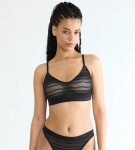 Dámska čipkovaná podprsenka FREE Evolve PU - BLACK - black 0004 - SLOGGI BLACK 01