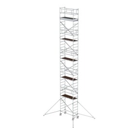 MUNK Günzburger Steigtechnik 154046 lešenia na kolieskach Montáž bez náradia Max.prac. výška: 12.4 m; 154046