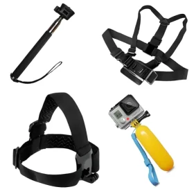 Hurtel Sada príslušenstva 5v1 pre akčné kamery / Sada príslušenstva / GoPro / SJCAM